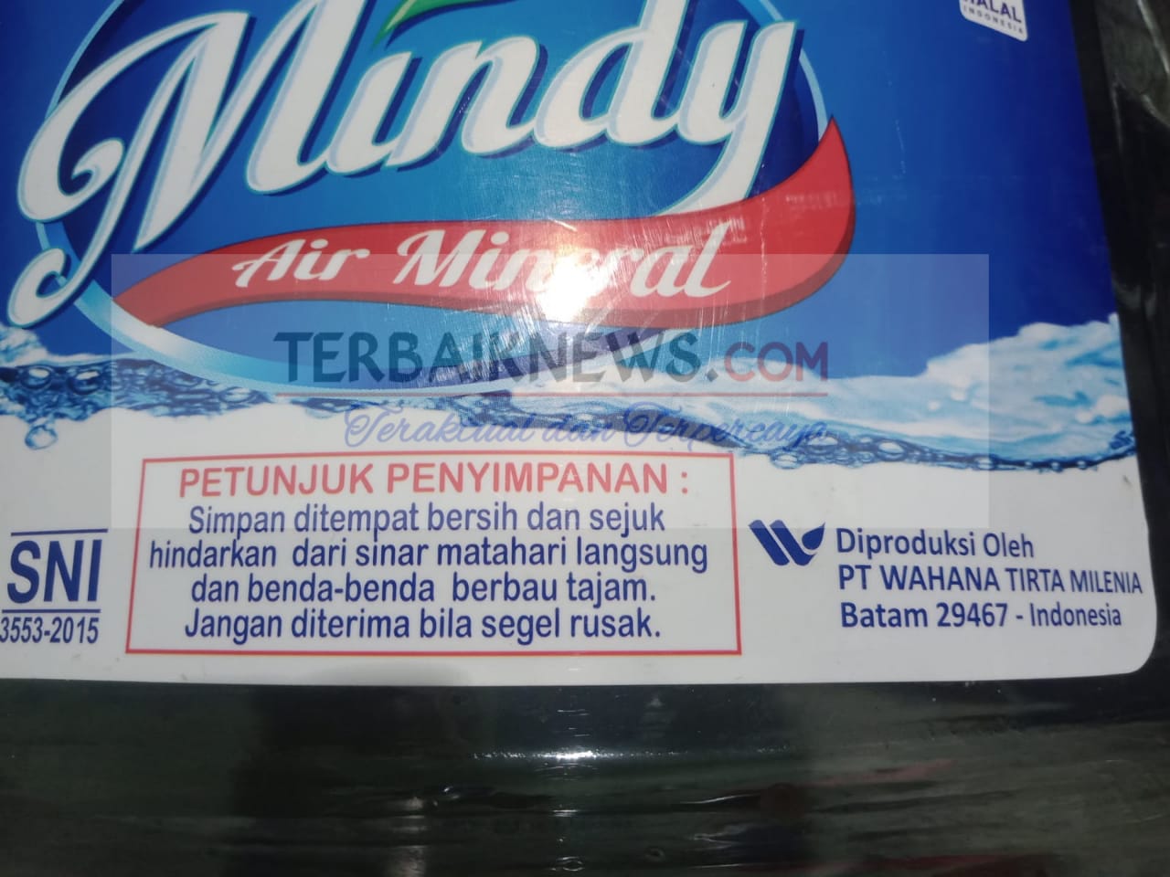 Diduga Air Minum Mindy Tidak Higienis