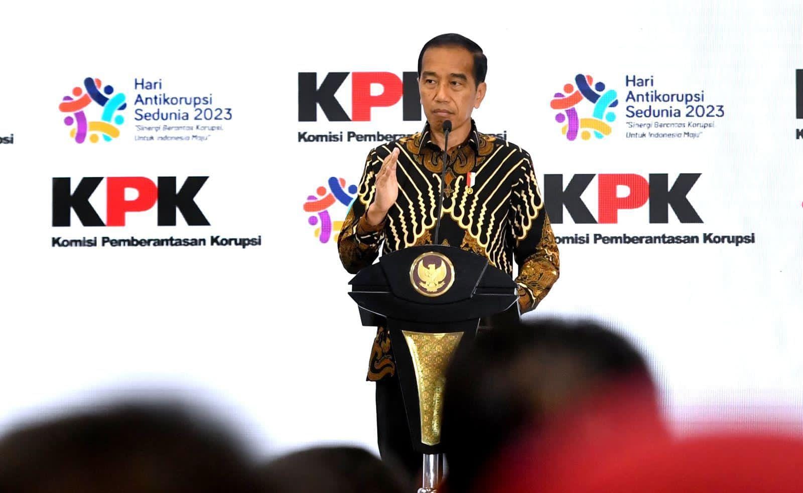 Presiden Jokowi Sampaikan Hal Penting Pada Puncak Hari Anti Korupsi Sedunia Tahun 2023